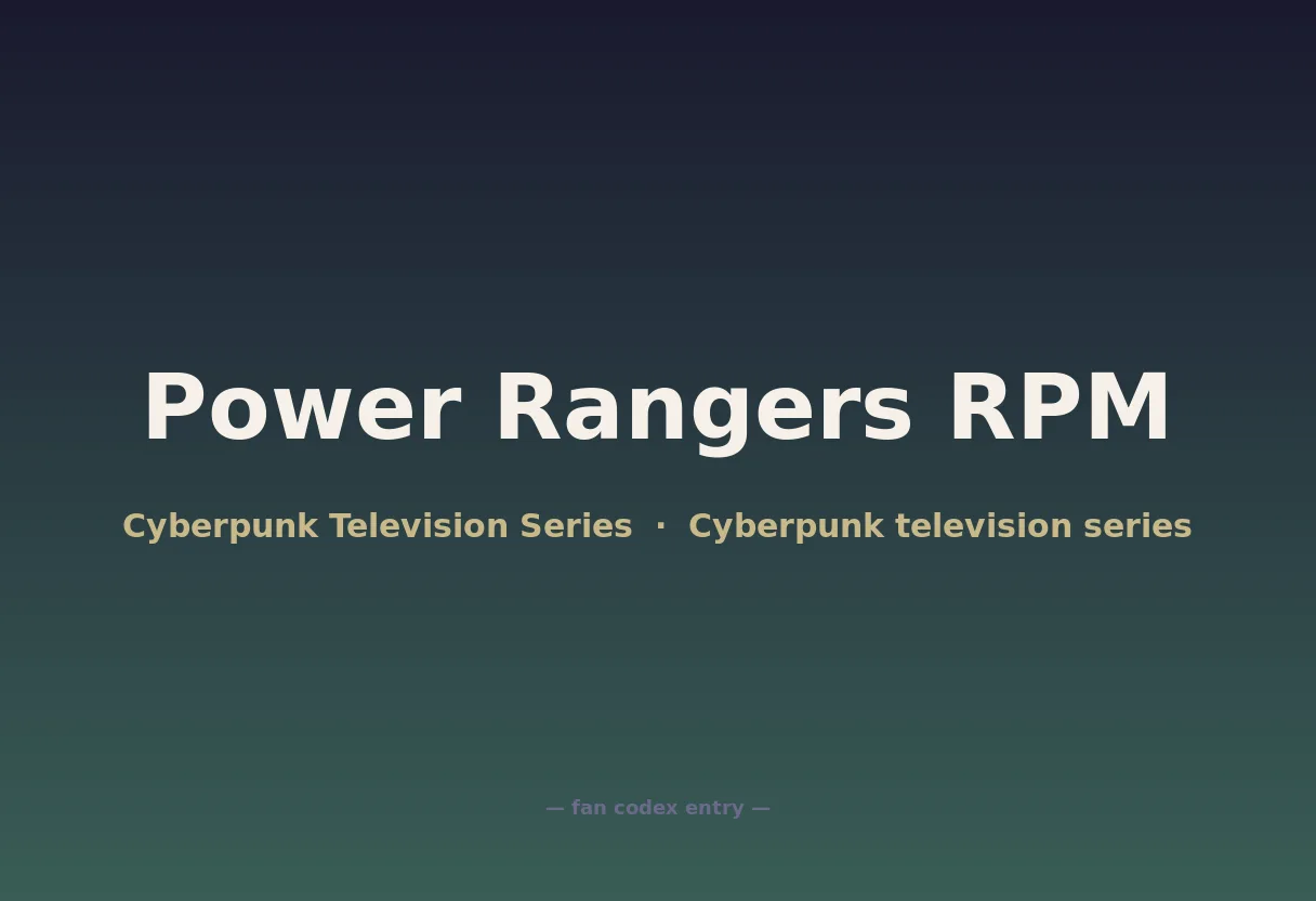 Power Rangers RPM