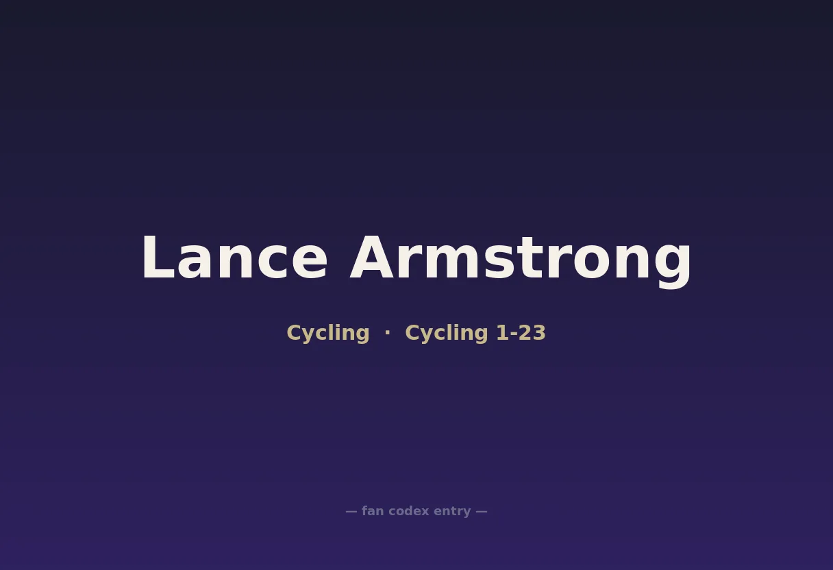 Lance Armstrong