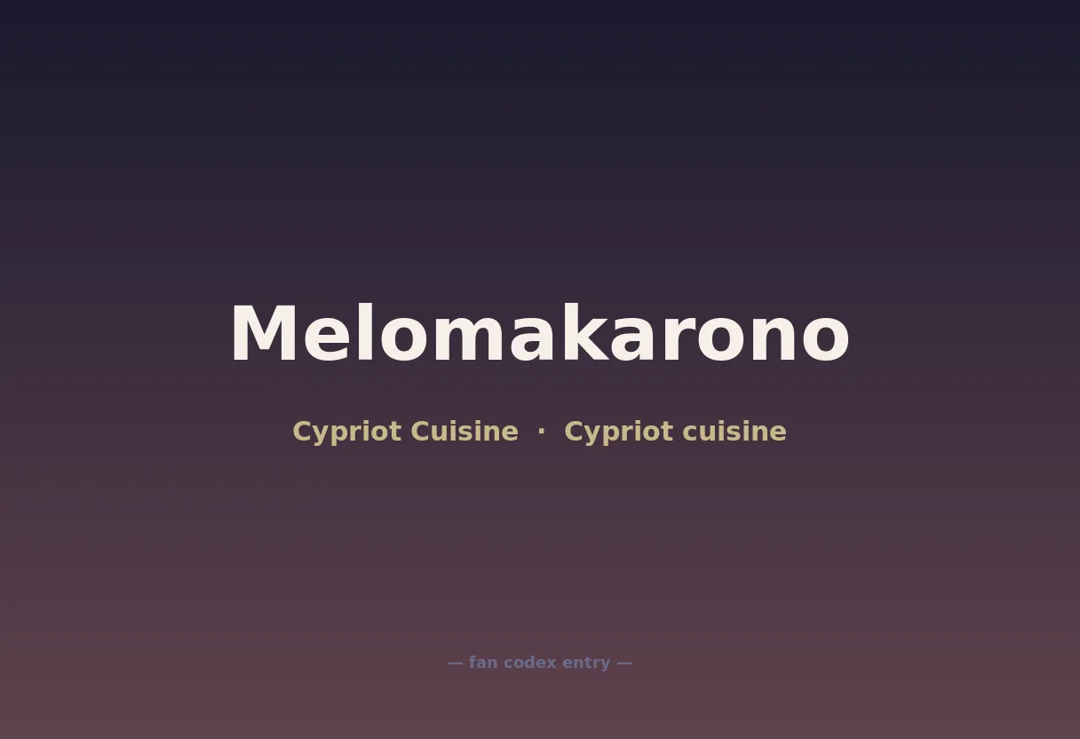 Melomakarono