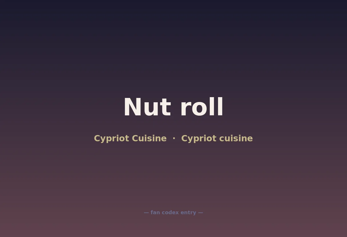 Nut roll