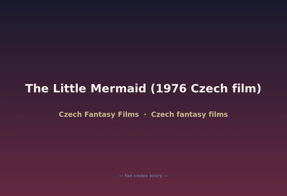 The Little Mermaid (1976 Czech film)