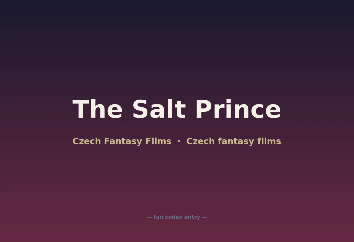 The Salt Prince