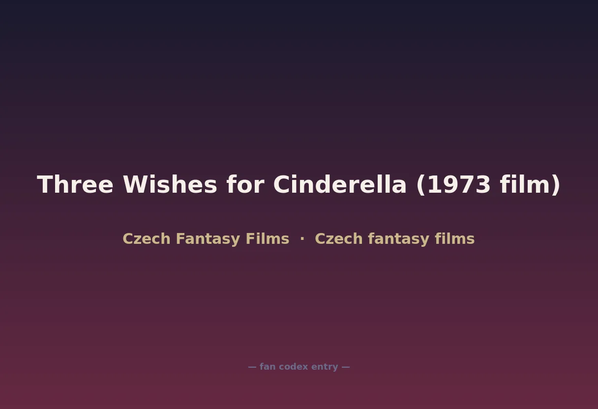 Three Wishes for Cinderella (1973 film)