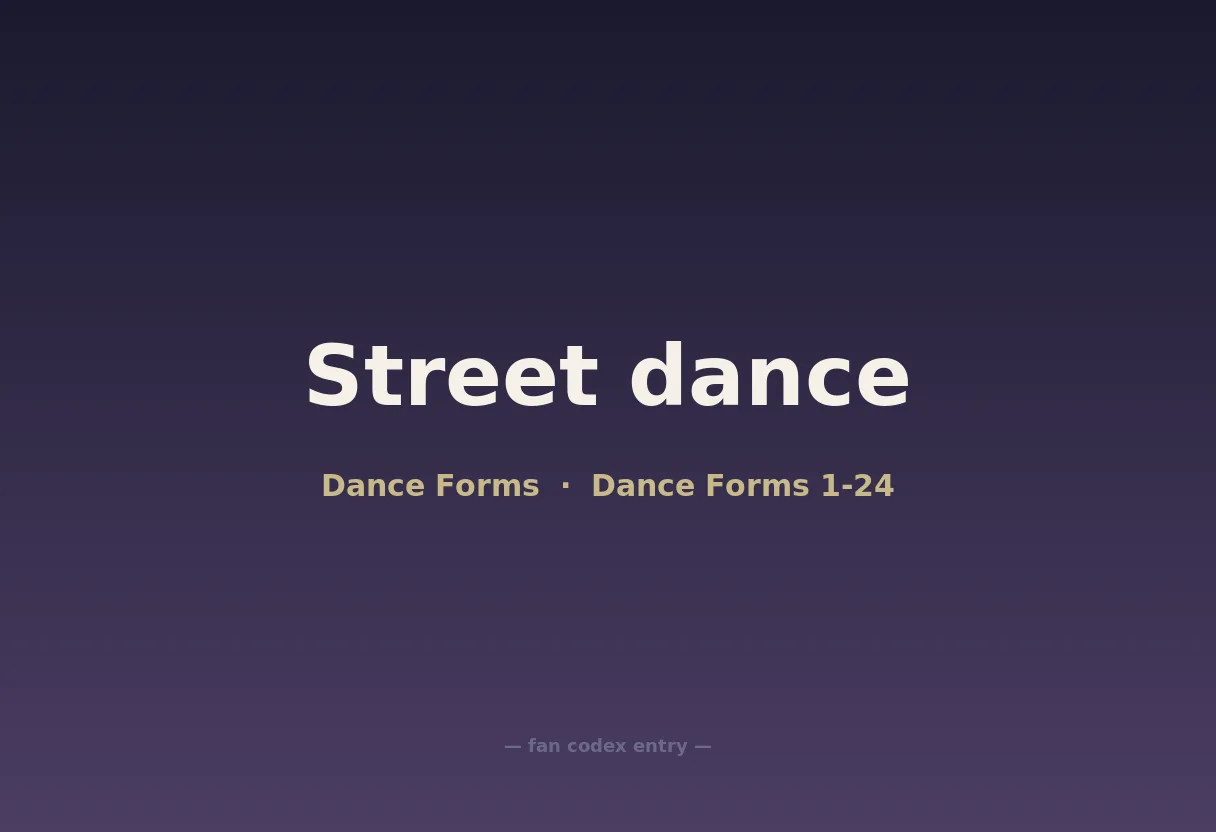 Street dance