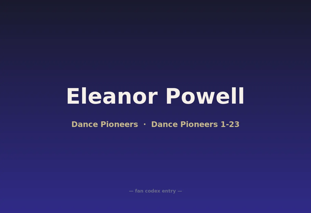 Eleanor Powell