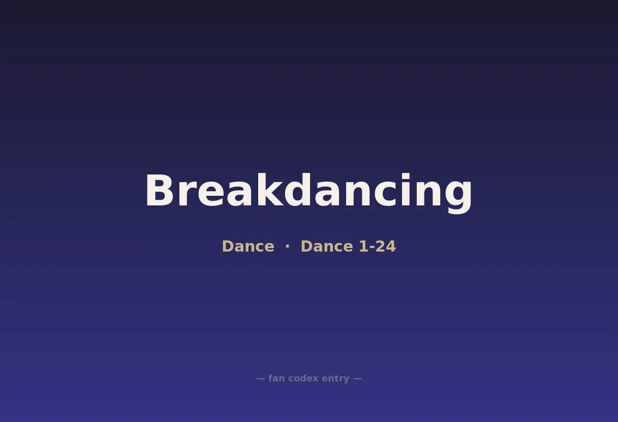 Breakdancing