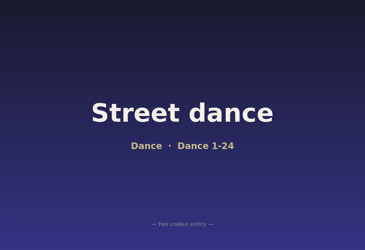 Street dance