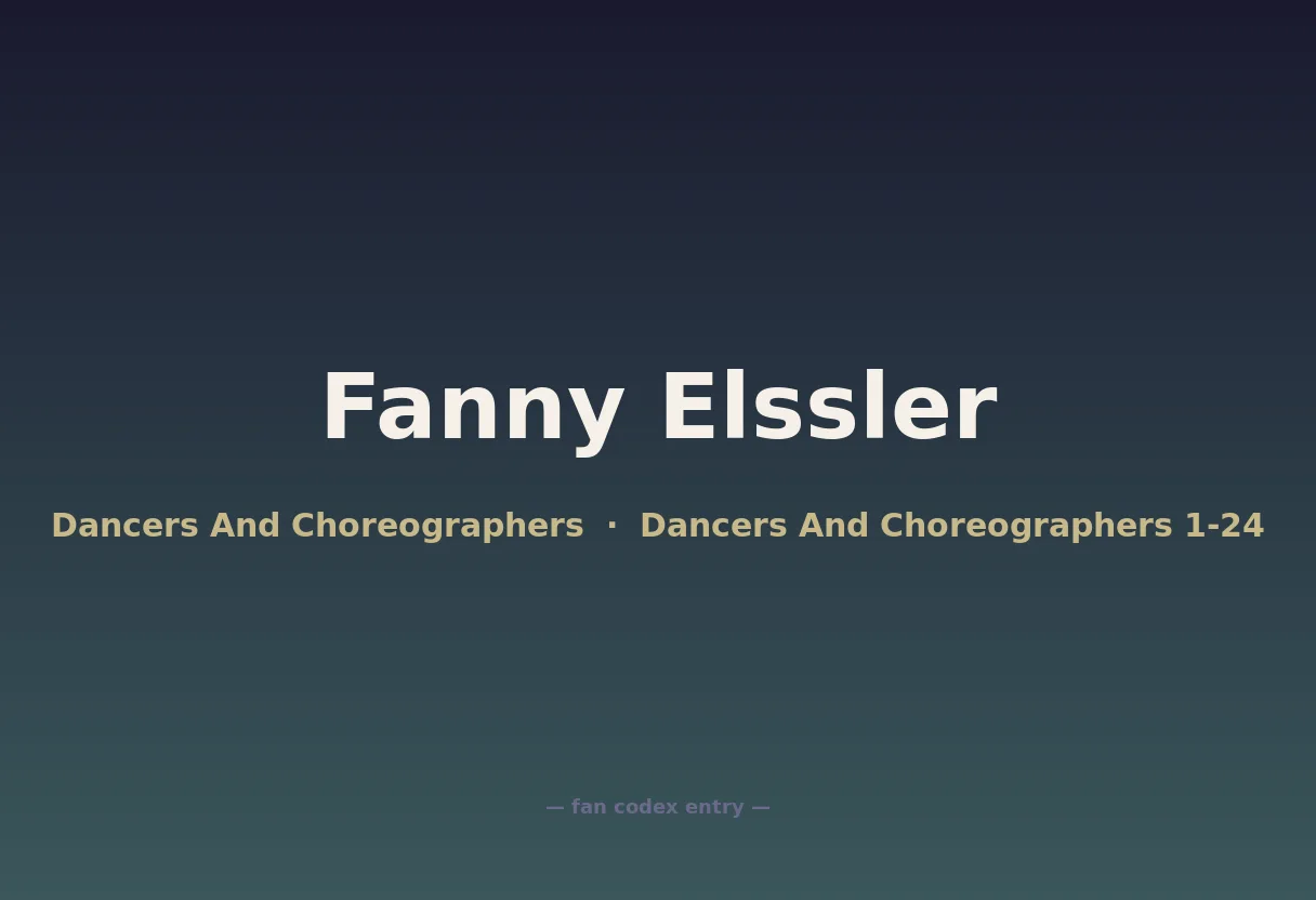 Fanny Elssler