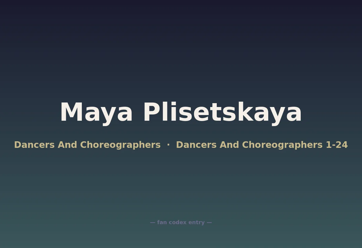 Maya Plisetskaya