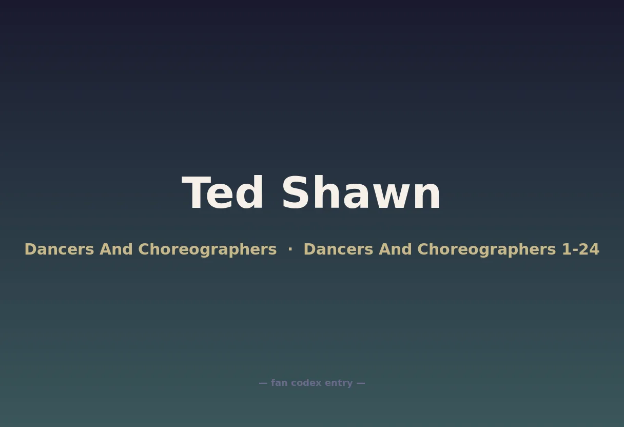 Ted Shawn