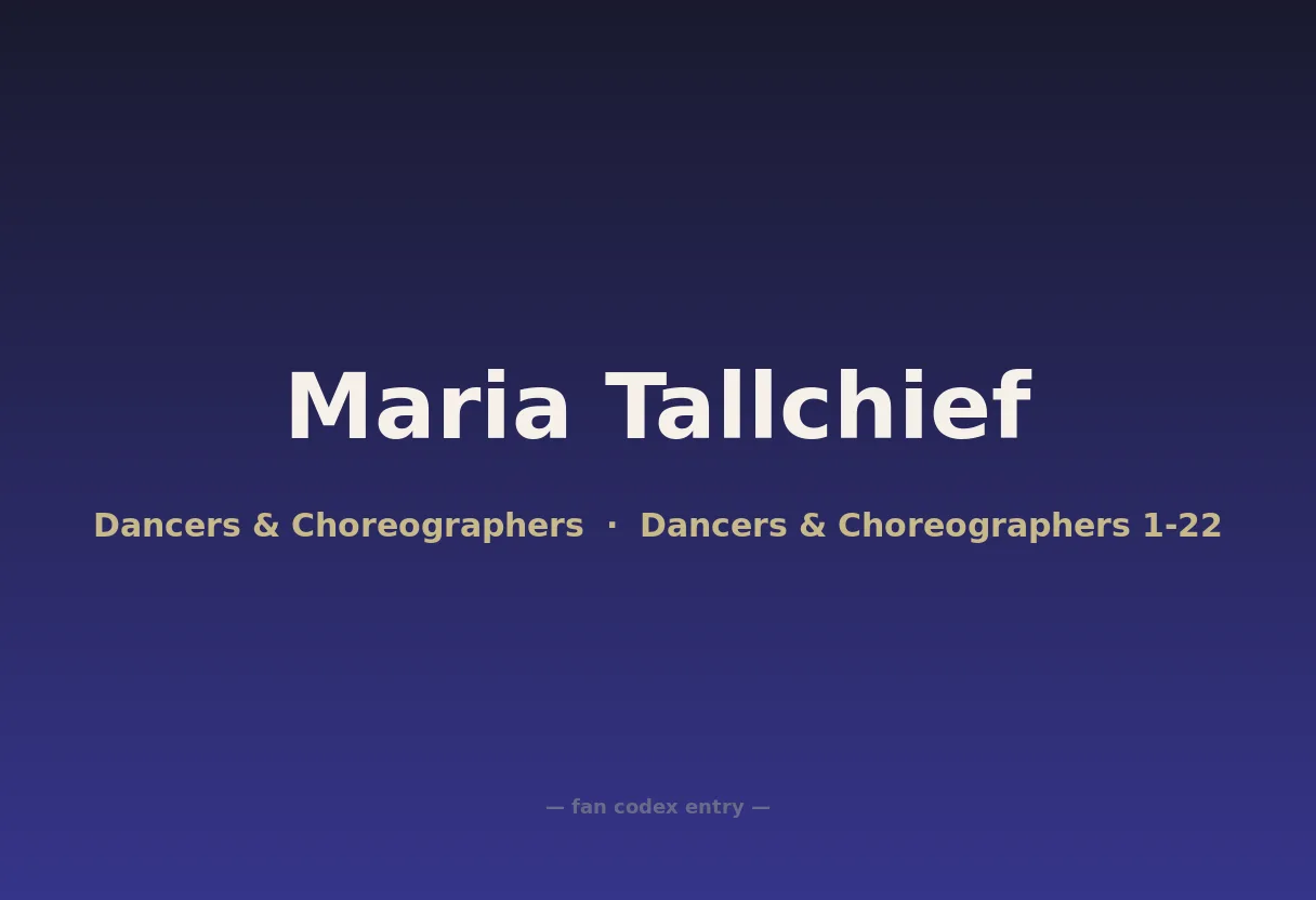 Maria Tallchief