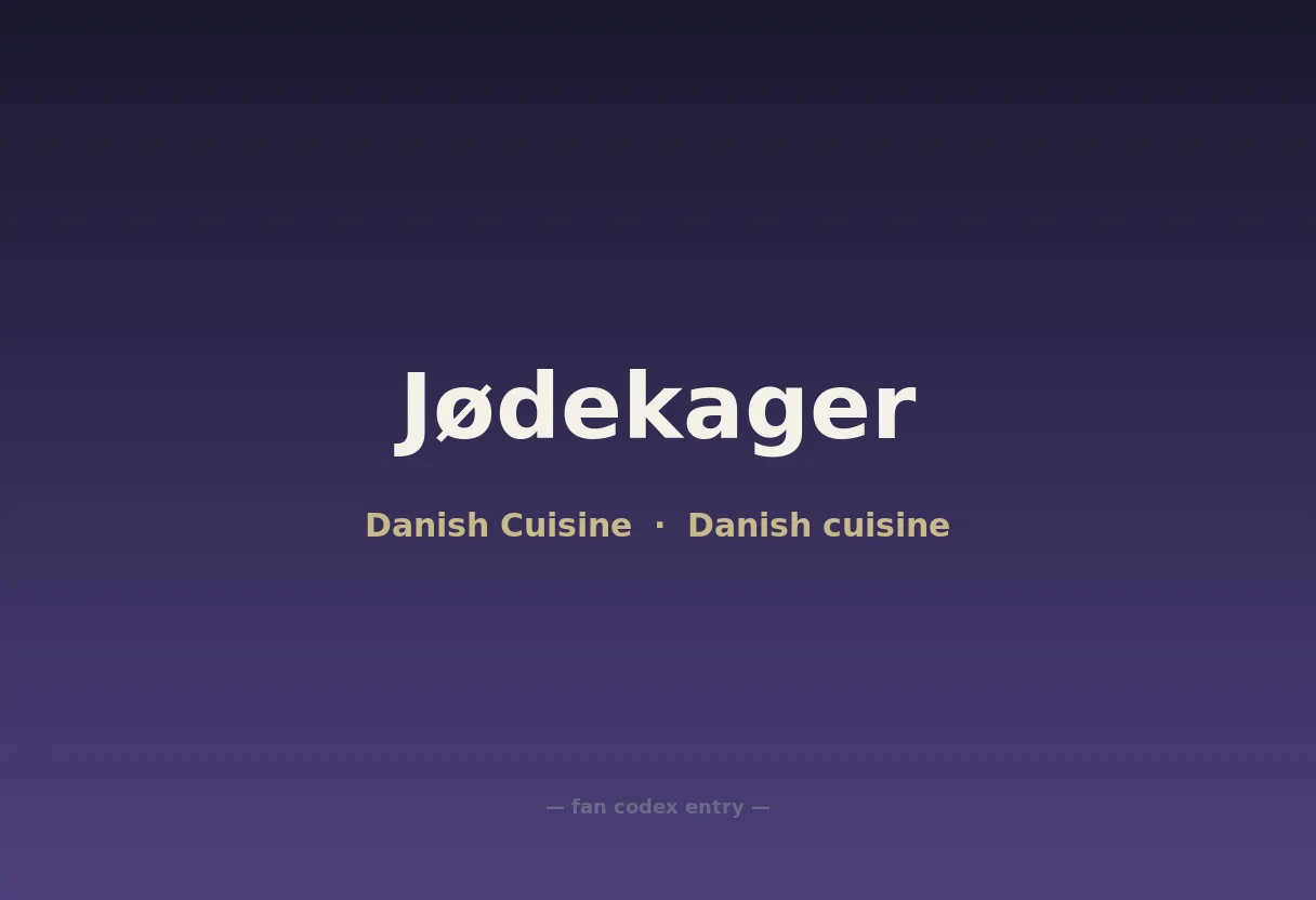 Jødekager