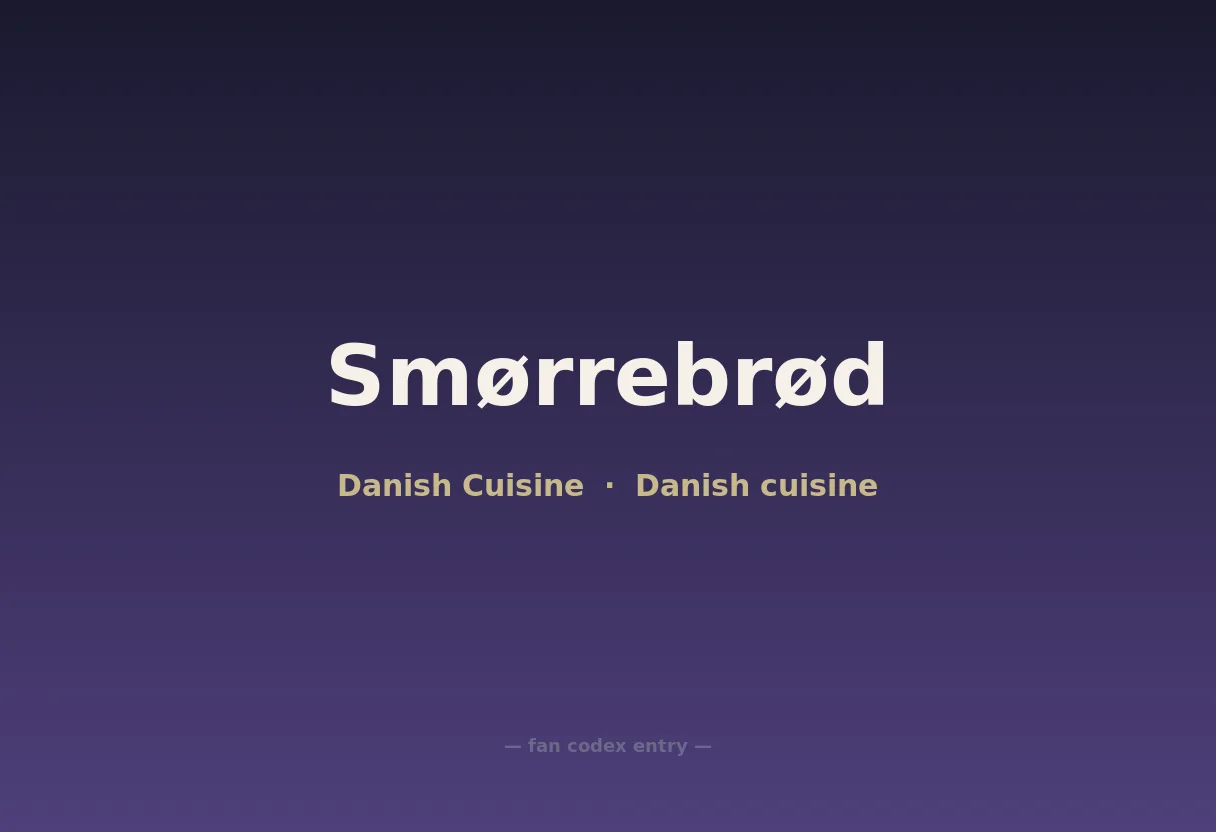Smørrebrød
