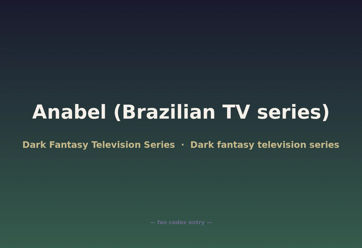 Anabel (Brazilian TV series)