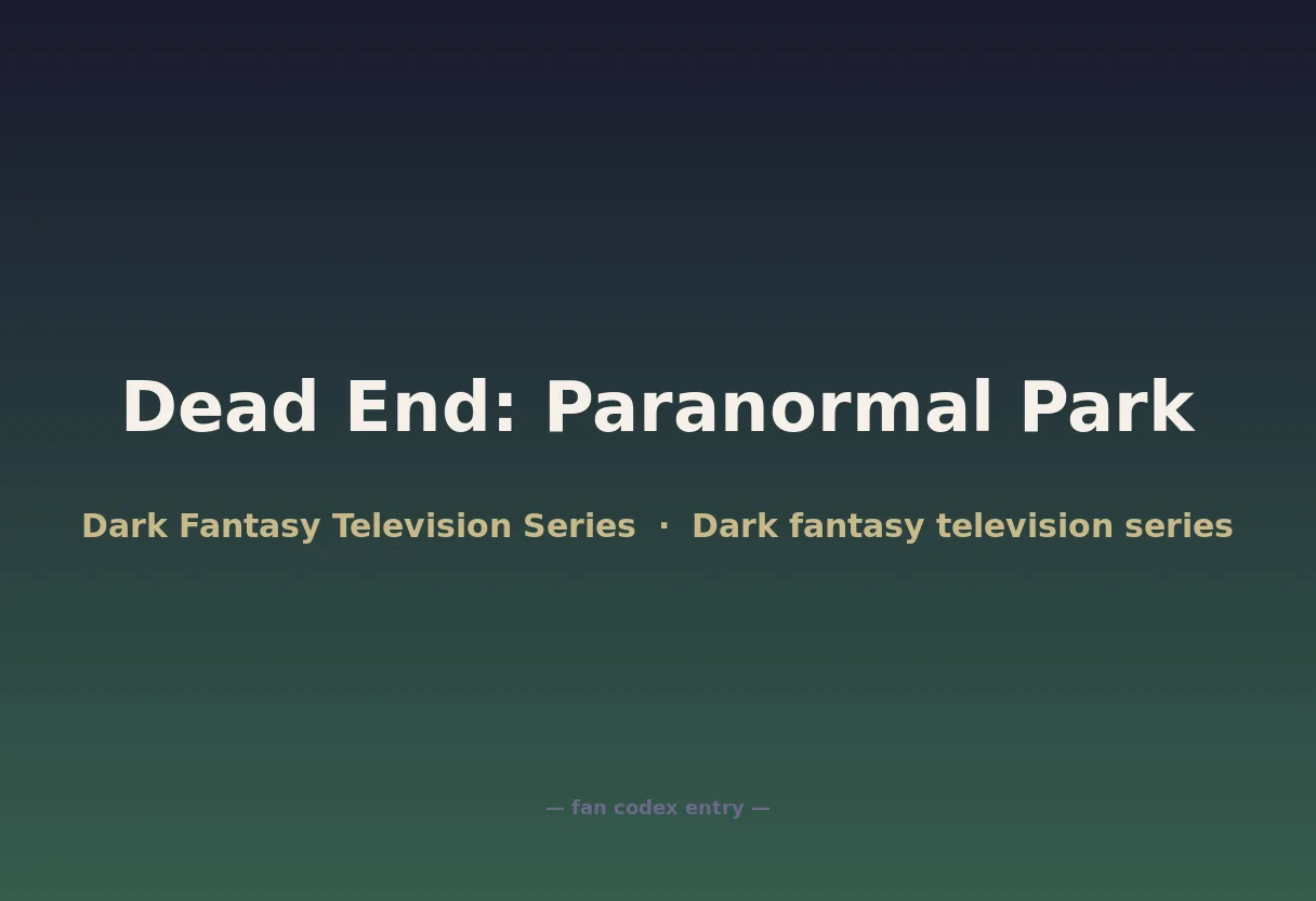 Dead End: Paranormal Park