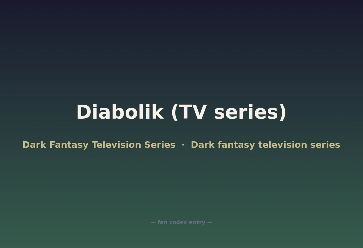Diabolik (TV series)