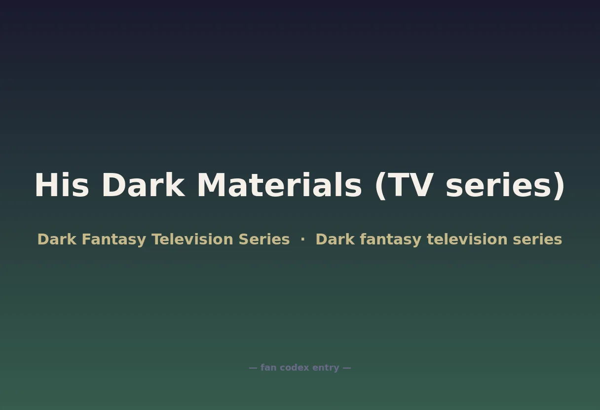 His Dark Materials (TV series)