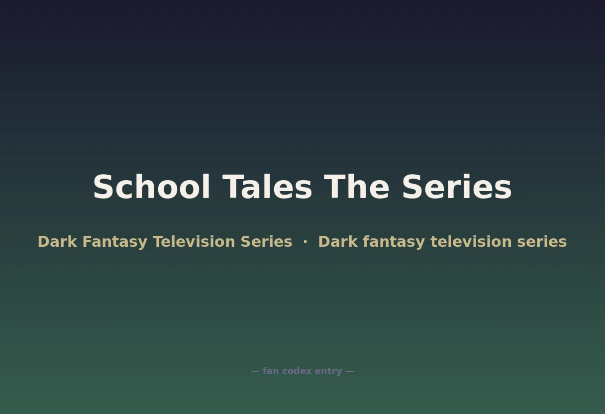 School Tales The Series
