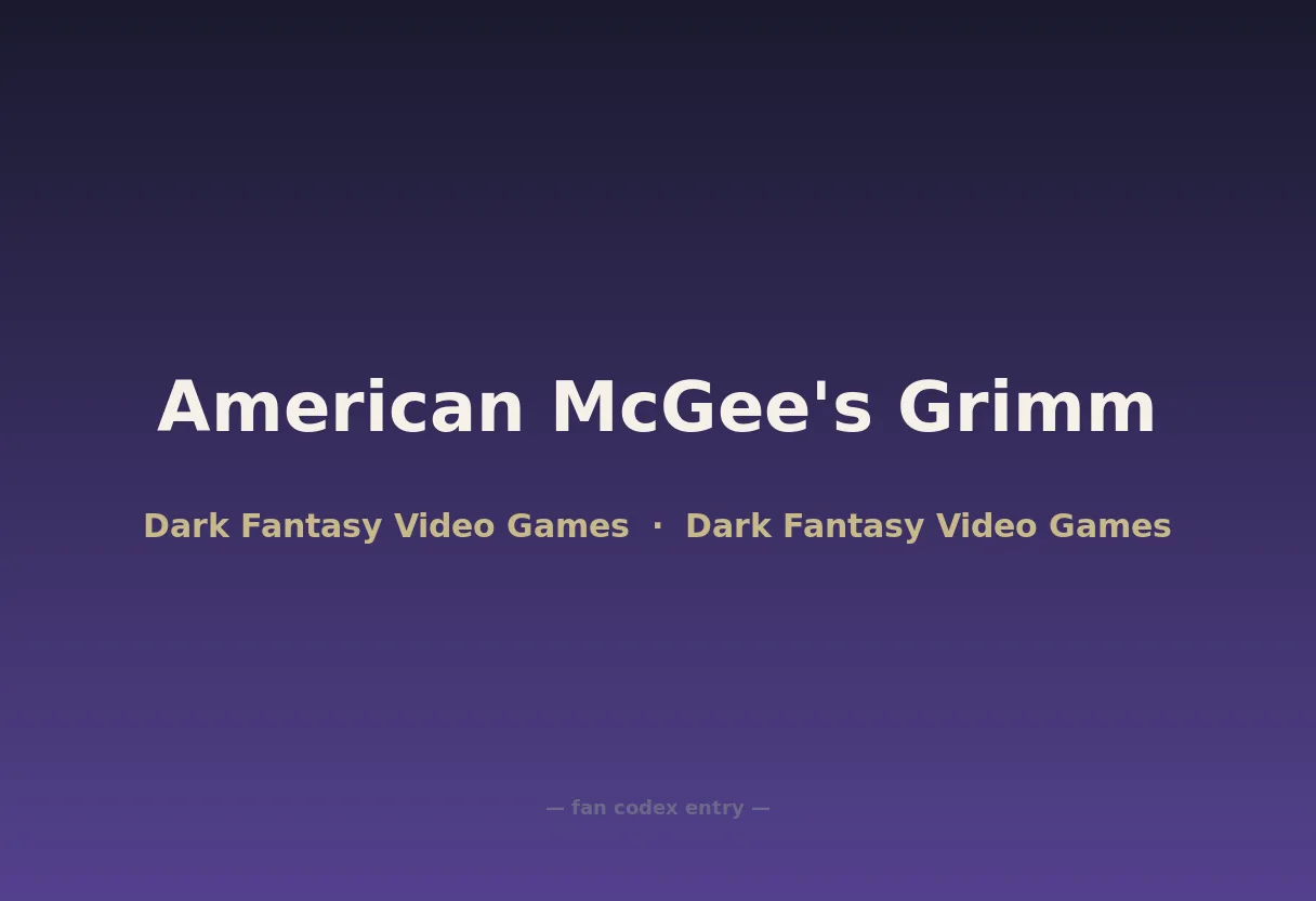 American McGee's Grimm