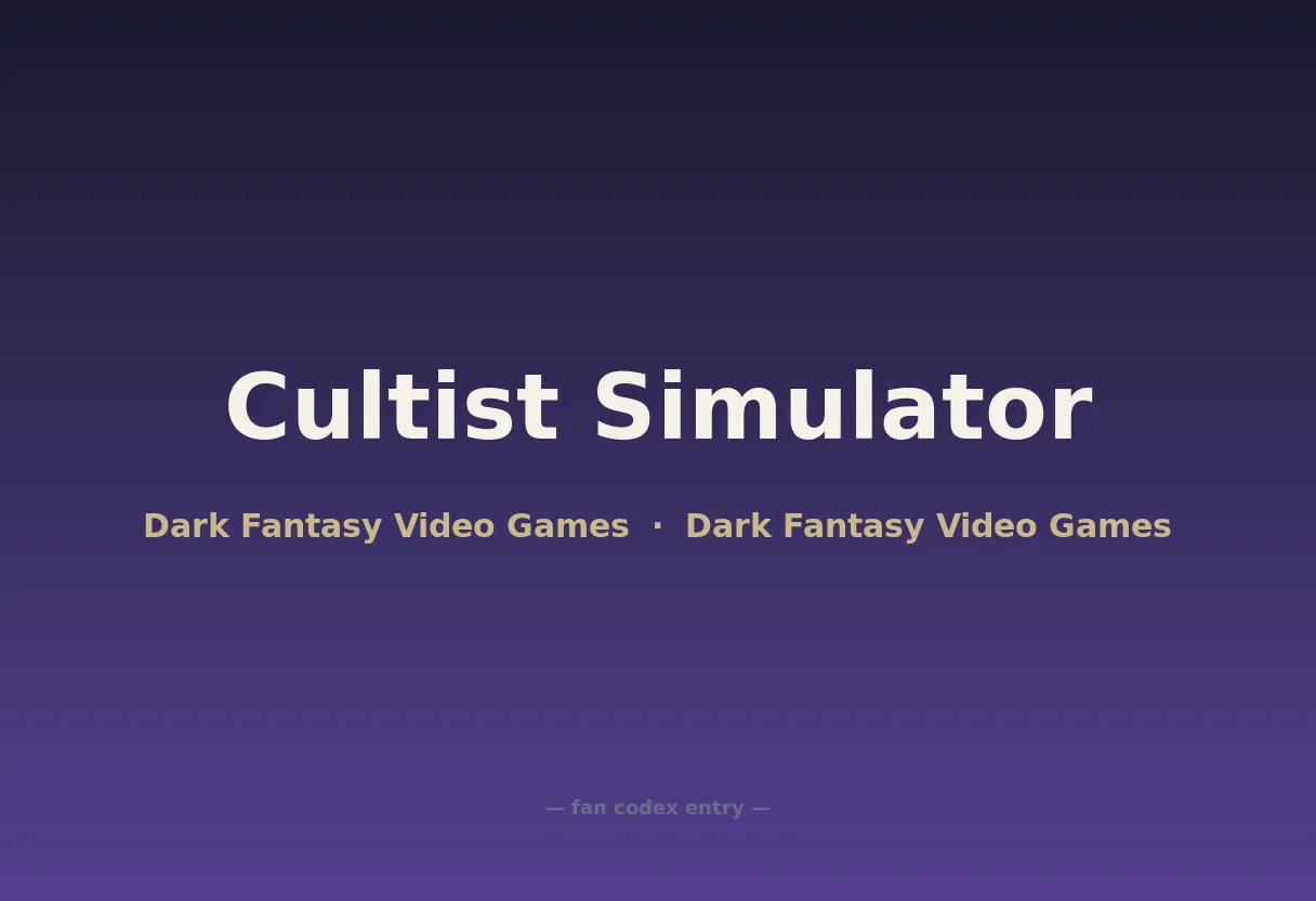 Cultist Simulator