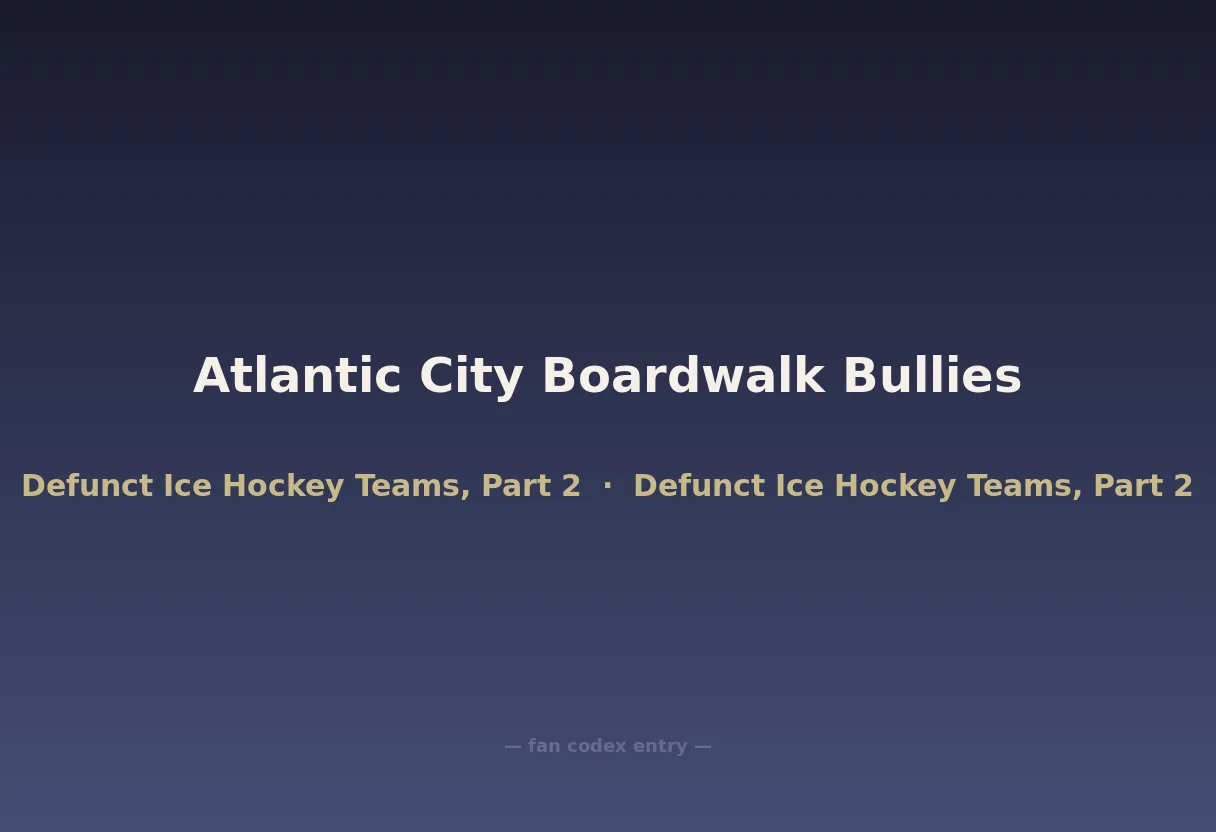 Atlantic City Boardwalk Bullies