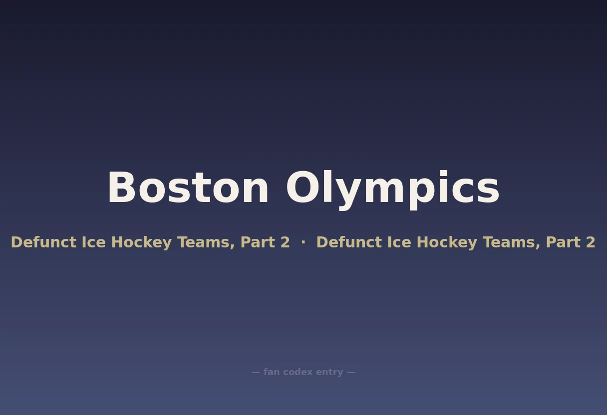 Boston Olympics