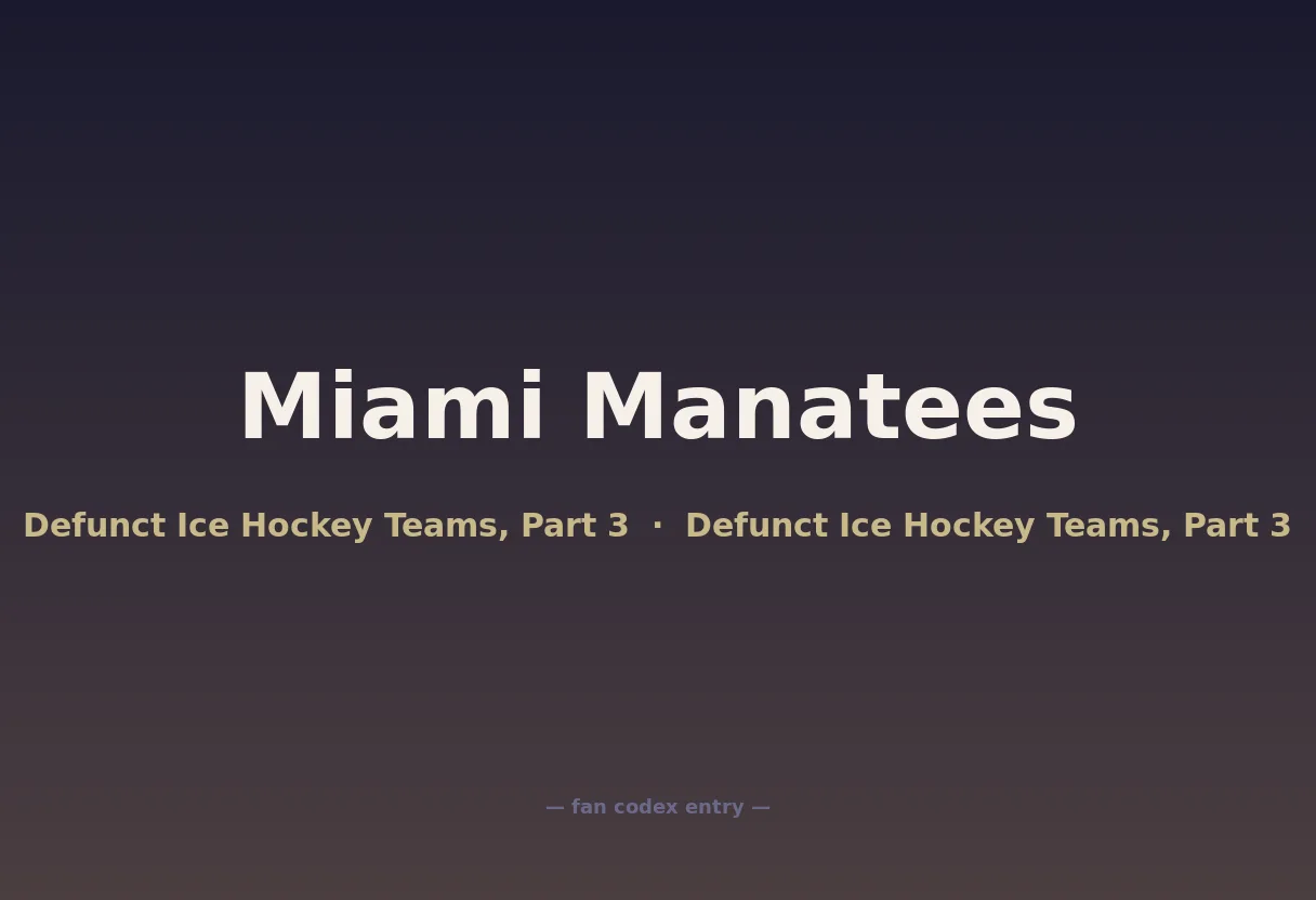 Miami Manatees