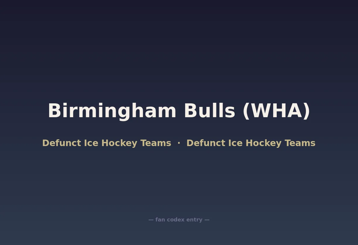 Birmingham Bulls (WHA)