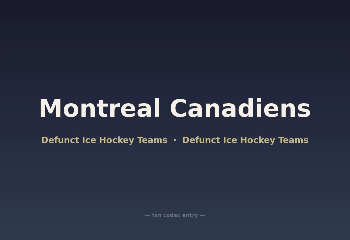 Montreal Canadiens