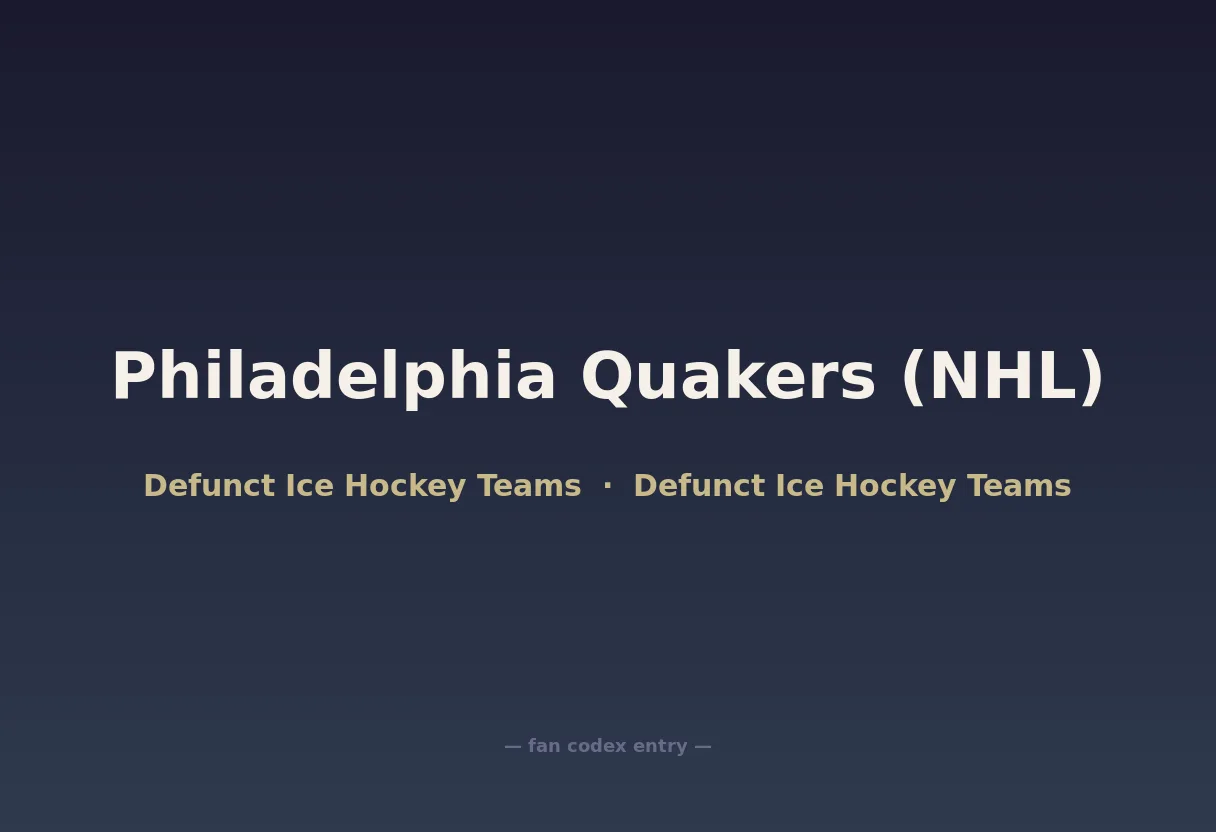 Philadelphia Quakers (NHL)