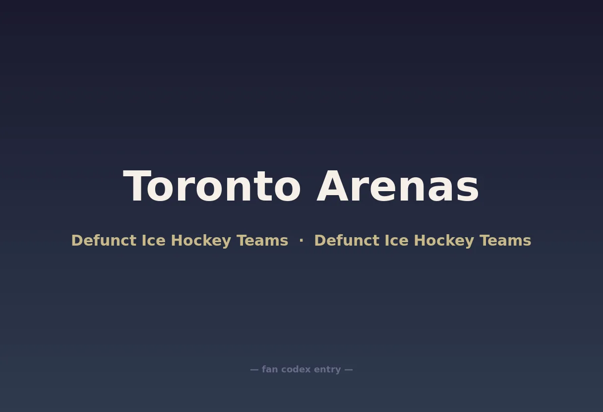 Toronto Arenas