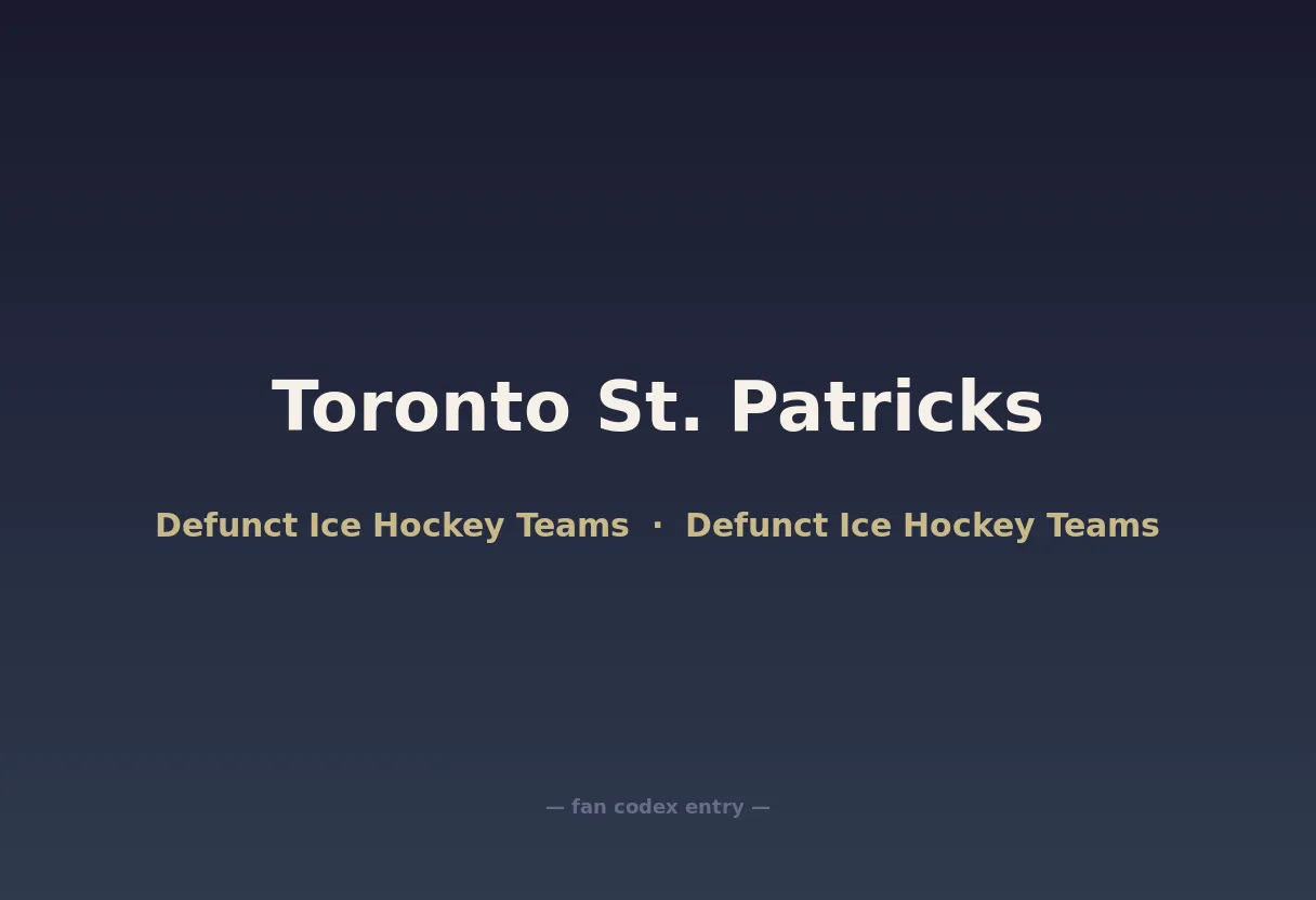 Toronto St. Patricks