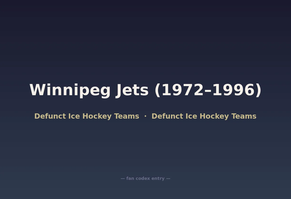 Winnipeg Jets (1972–1996)