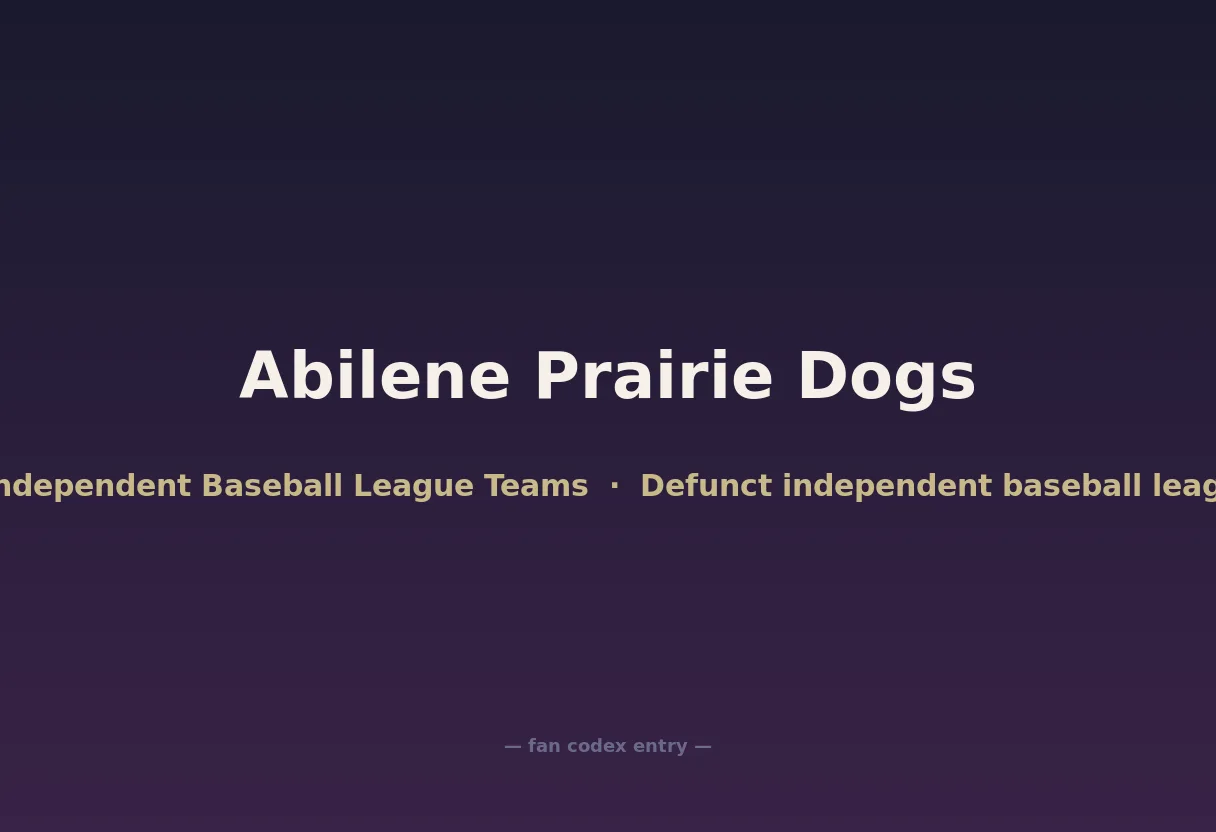 Abilene Prairie Dogs