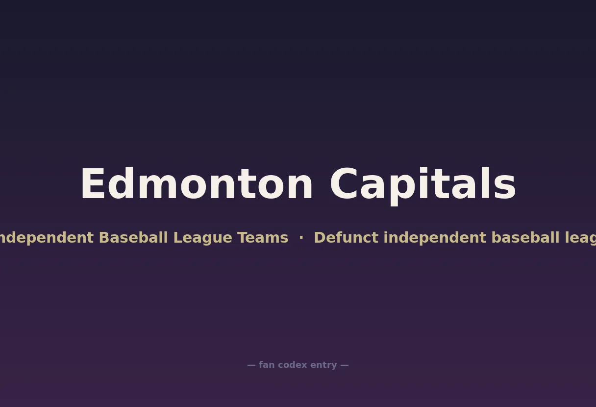 Edmonton Capitals