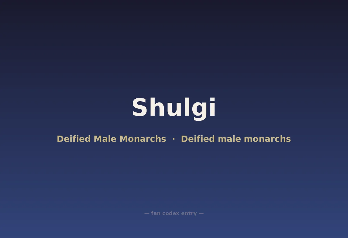 Shulgi