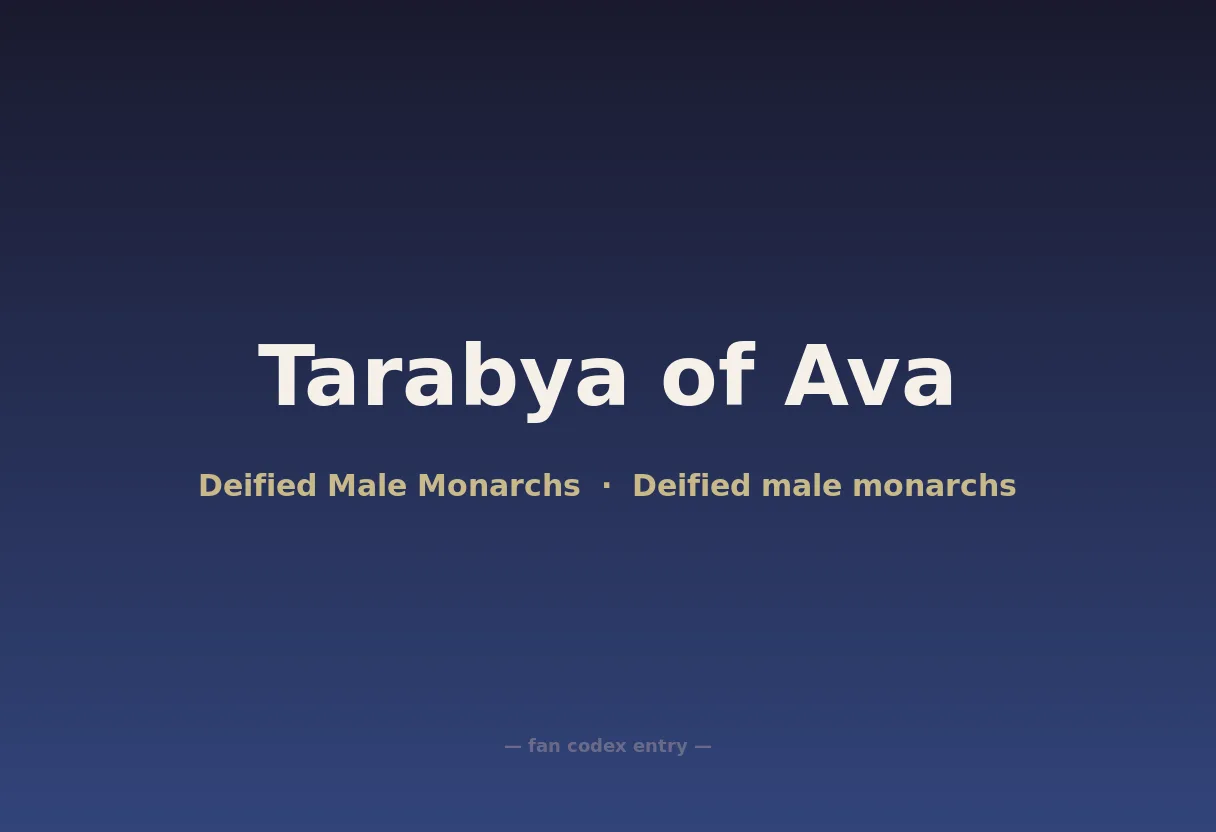 Tarabya of Ava