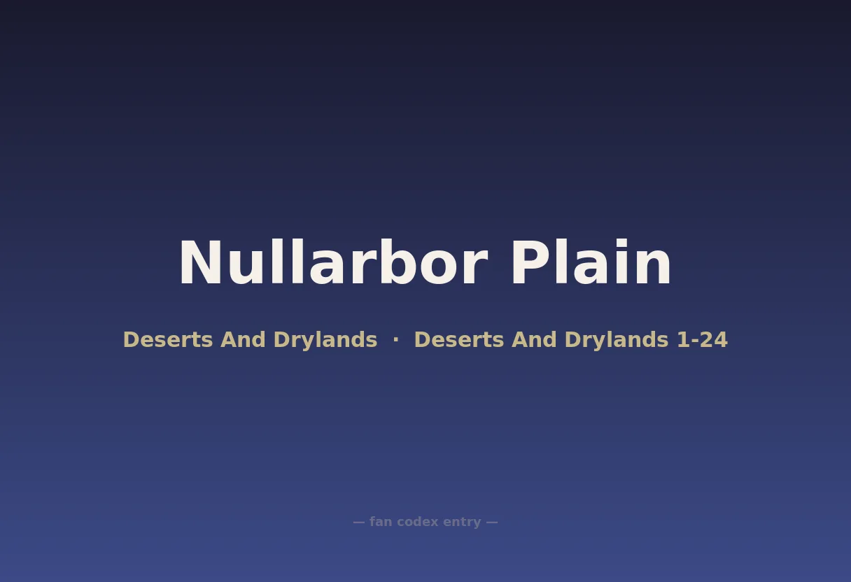 Nullarbor Plain