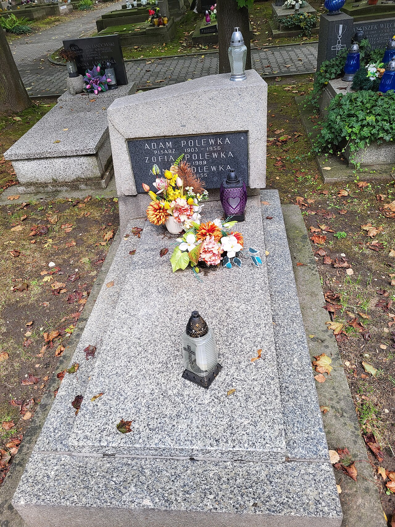 Adam Polewka grave