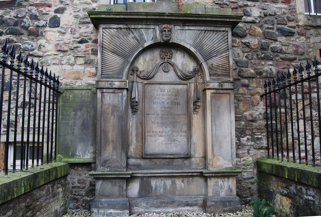 Adam Smith's Grave, Canongate Parish Church - geograph.org.uk