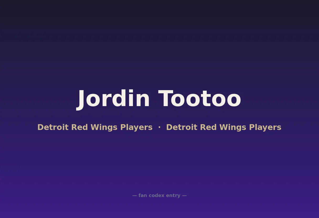 Jordin Tootoo