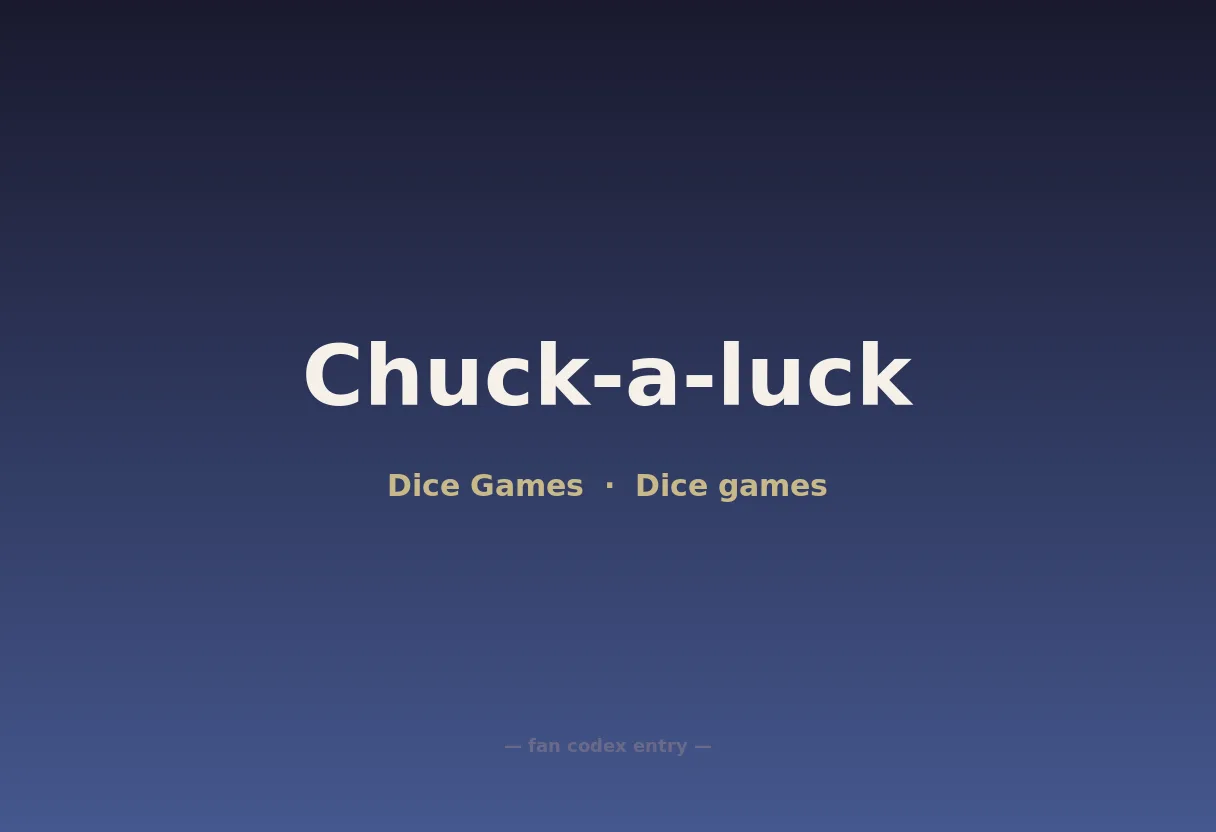 Chuck-a-luck