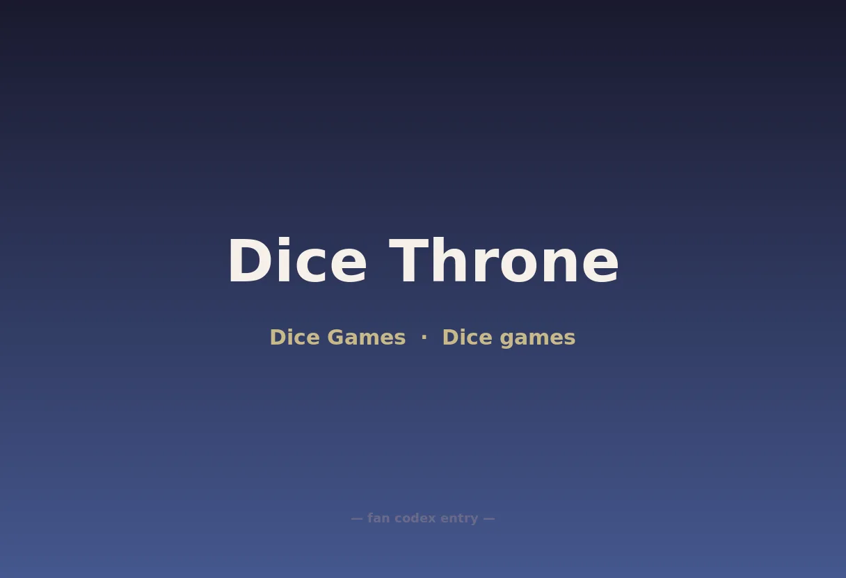 Dice Throne
