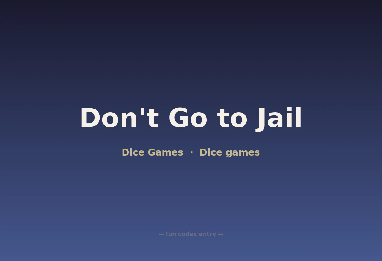 Don't Go to Jail