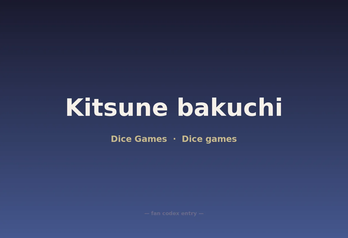 Kitsune bakuchi
