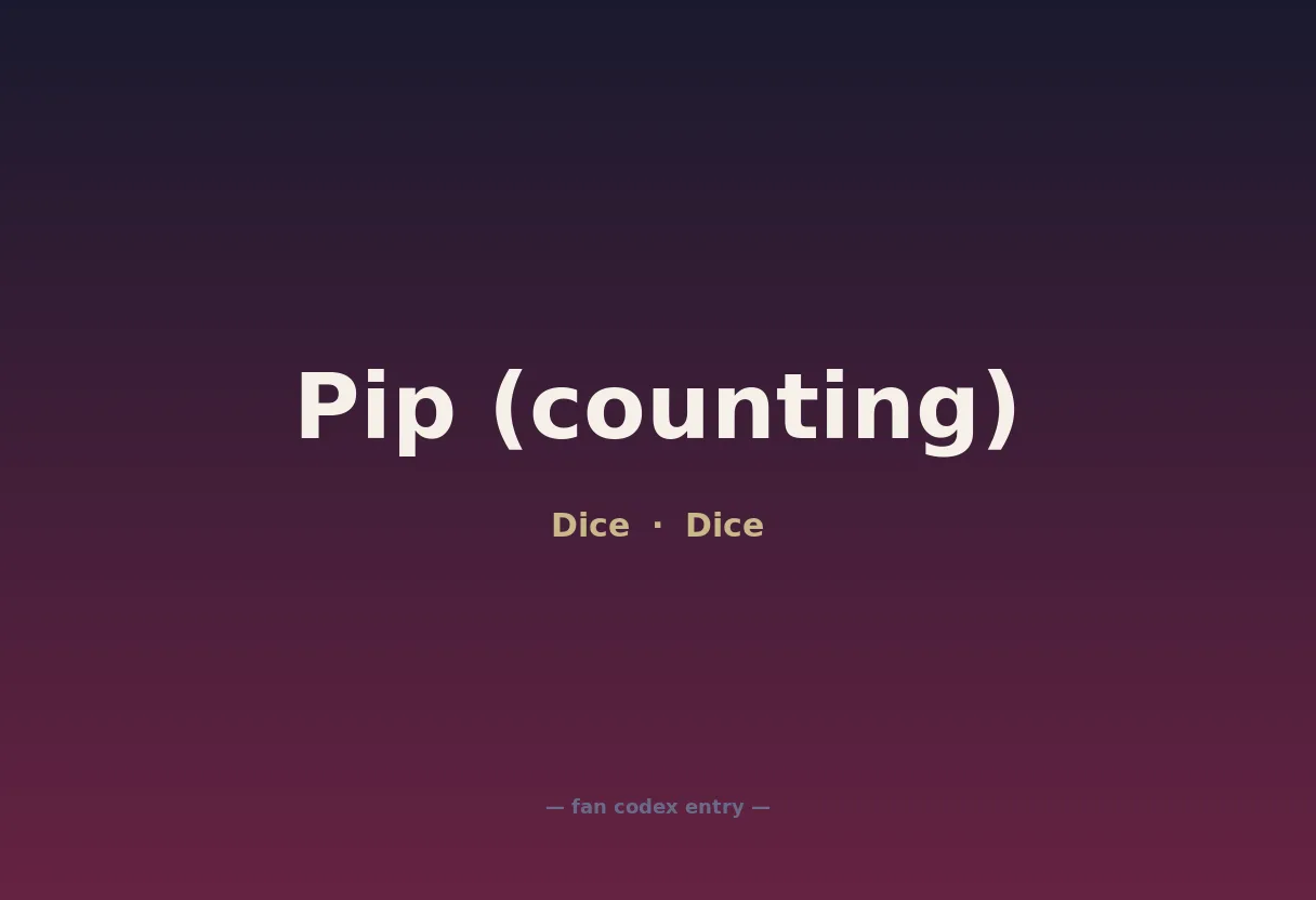Pip (counting)