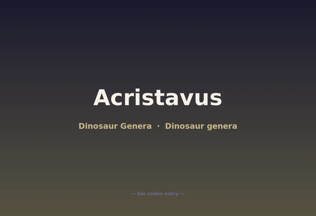 Acristavus