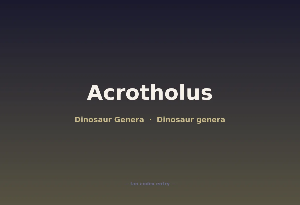 Acrotholus