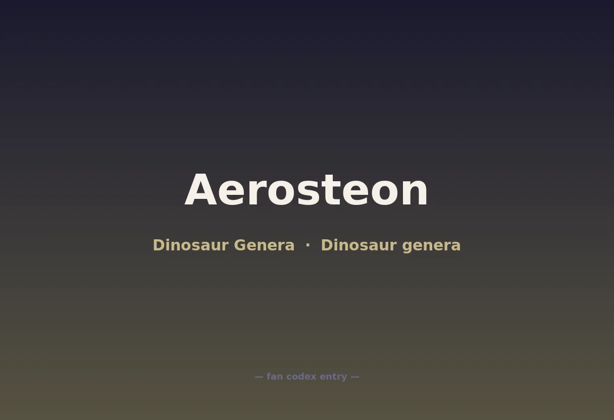 Aerosteon