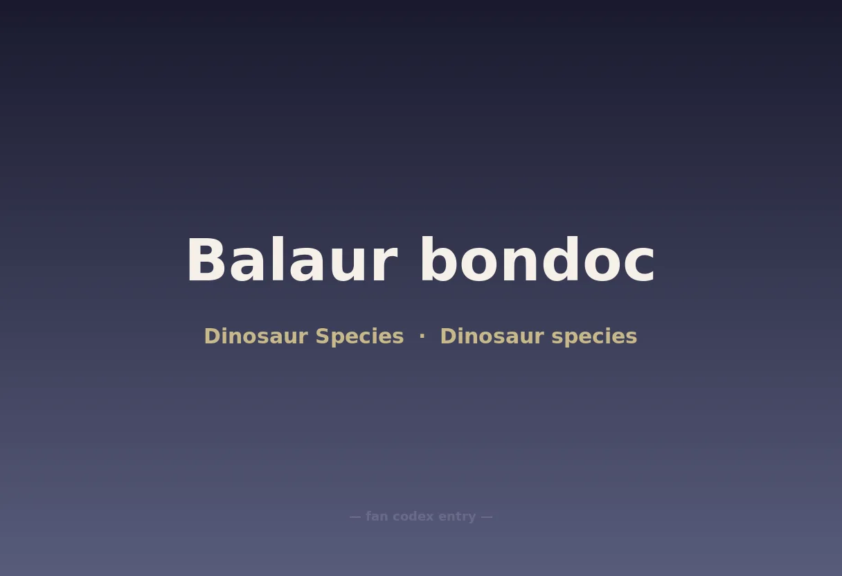 Balaur bondoc